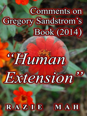 cover image of Comments on Gregory Sandstrom's Book (2014) "Human Extension"